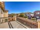 Private balcony overlooking the community at 7923 Sleeping Lily Dr, Las Vegas, NV 89178