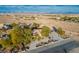 Aerial view of a house nestled among mature trees at 8365 Hauck St, Las Vegas, NV 89139