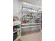 Walk-in pantry with ample shelving for organized storage of food items and kitchen essentials at 8620 Grove Mill Ct, Las Vegas, NV 89139
