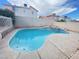 Inviting kidney shaped pool with spa at 8760 Harvest Valley Ave, Las Vegas, NV 89129