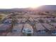 Aerial view of a residential community with golf course and desert landscape at 1215 Country Club Dr, Laughlin, NV 89029