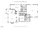 Floor plan showing a spacious layout with two primary bedrooms and a large living area at 1215 Country Club Dr, Laughlin, NV 89029
