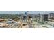Aerial view of the city skyline, showcasing the building's location and surrounding cityscape at 150 N Las Vegas Blvd # 1505, Las Vegas, NV 89101