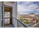 Spacious balcony offering stunning city views and partial mountain views at 150 N Las Vegas Blvd # 1505, Las Vegas, NV 89101