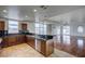Open-concept kitchen with granite countertops and stainless steel appliances at 150 N Las Vegas Blvd # 1505, Las Vegas, NV 89101