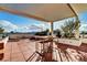 Rooftop patio with pergola, outdoor seating, and lush landscaping at 150 N Las Vegas Blvd # 1505, Las Vegas, NV 89101