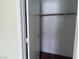 Well-lit closet with hanging rod and shelving at 16 Belle Essence Ave, Las Vegas, NV 89123