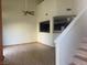 Living room with high ceilings, wood flooring, and ceiling fan at 16 Belle Essence Ave, Las Vegas, NV 89123