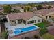 Single story home with pool and backyard at 1999 Oliver Springs St, Henderson, NV 89052