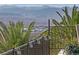 Backyard view with mountain backdrop, featuring a patio with railing at 1999 Oliver Springs St, Henderson, NV 89052