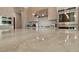 Close up of a kitchen island with beautiful countertops at 1999 Oliver Springs St, Henderson, NV 89052