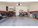 Spacious garage with ample storage, workspace, and organized tools at 2499 Adige Pl, Henderson, NV 89044
