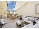 Relaxing patio furnished with sectional sofa at 2499 Adige Pl, Henderson, NV 89044