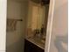 Small bathroom with a vanity and toilet at 2611 Aracatuba Ave, Las Vegas, NV 89121