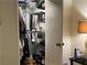 Spacious walk-in closet with shelving and hanging rods at 2611 Aracatuba Ave, Las Vegas, NV 89121