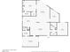 Detailed floor plan showcasing the layout of the home with room dimensions at 3127 S Eastern Ave, Las Vegas, NV 89169