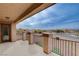 Covered balcony overlooks the neighborhood, offering a relaxing outdoor space at 6203 Sun Seed Ct, North Las Vegas, NV 89081