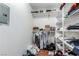 Well-lit closet with shelving and hanging space at 625 S Royal Crest Cir # 23, Las Vegas, NV 89169