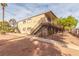 Apartment building with stairs and fence at 625 S Royal Crest Cir # 23, Las Vegas, NV 89169