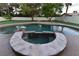 Inviting pool and spa with a spacious deck at 7045 Edna Ave, Las Vegas, NV 89117