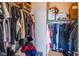 Large walk-in closet with ample shelving and hanging space at 7368 Savannah Falls St, Las Vegas, NV 89131