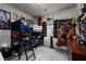 bedroom with bunk beds, ample storage, and playful decor at 7455 Snowy Owl St # 102, North Las Vegas, NV 89084