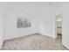 Bedroom with wood-look floors and window at 8725 W Flamingo Rd # 110, Las Vegas, NV 89147