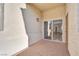 Private patio with sliding glass door access at 8725 W Flamingo Rd # 110, Las Vegas, NV 89147