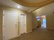 Entryway with tile floor, coat closet, and view into living area at 9540 Birch Basin Ct, Las Vegas, NV 89148