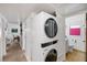 Stackable washer and dryer in laundry room at 1704 Hassett Ave, Las Vegas, NV 89104