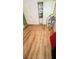 Bedroom with ample closet space and wood-look flooring at 1825 Ann Greta Dr, Las Vegas, NV 89108