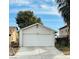 White single car garage with driveway at 1825 Ann Greta Dr, Las Vegas, NV 89108