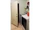 Laundry room with washer, dryer, and extra storage at 1825 Ann Greta Dr, Las Vegas, NV 89108