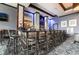 Upscale bar area with modern fixtures, stylish seating, and a sleek countertop at 211 E Flamingo Rd # 412, Las Vegas, NV 89169