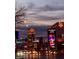 Night view of Las Vegas Boulevard with The Westin, Caesars Palace, and Flamingo hotels at 211 E Flamingo Rd # 412, Las Vegas, NV 89169