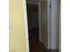 Hallway with a door to another room and a closet at 2663 Aracatuba Ave, Las Vegas, NV 89121