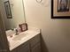 Small bathroom with vanity and toilet at 2686 Ruthe Duarte Ave, Las Vegas, NV 89121