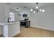 Modern kitchen with stainless steel appliances and white shaker cabinets at 3150 Soft Breezes Dr # 2191, Las Vegas, NV 89128