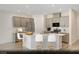 Modern kitchen with an island and stainless steel appliances at 340 Talladega Ct # Lot 13, Henderson, NV 89015