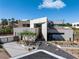 Modern luxury home with clean lines and desert landscaping at 3530 Cosima Ln, Las Vegas, NV 89120