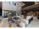 Open concept living area with sectional sofa and modern decor at 3530 Cosima Ln, Las Vegas, NV 89120
