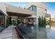 Luxury pool and patio with spiral staircase and modern design at 3530 Cosima Ln, Las Vegas, NV 89120
