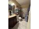 Bathroom with shower, toilet, and vanity at 3620 Park Oliver Dr, Las Vegas, NV 89110