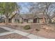 Single-story house with a brown roof and landscaped yard at 3954 Edgemoor Way, Las Vegas, NV 89121