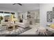 Spacious living room with mountain views and comfortable seating at 4714 Tindra Ave # Lot 15, Las Vegas, NV 89121