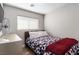 Comfortable bedroom with a desk and window at 4924 Conglobate St, Las Vegas, NV 89122