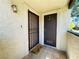 Private condo entrance with security door at 5086 Jeffreys St # 201, Las Vegas, NV 89119
