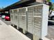 Four rows of mailboxes in a covered carport area at 5086 Jeffreys St # 201, Las Vegas, NV 89119