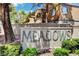 Community entrance featuring Meadows signage at 5261 Mission Carmel Ln # 202, Las Vegas, NV 89107