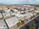 A beautiful aerial view of the neighborhood and city skyline at 6276 Olde Lockford Ct, Las Vegas, NV 89139